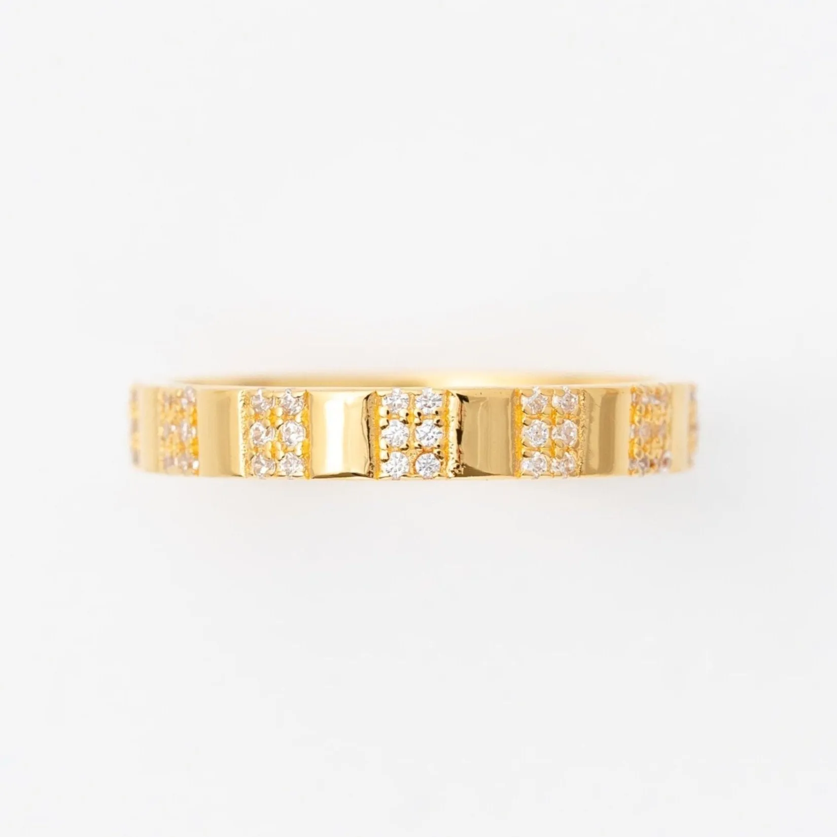 Mini Banded CZ Ring