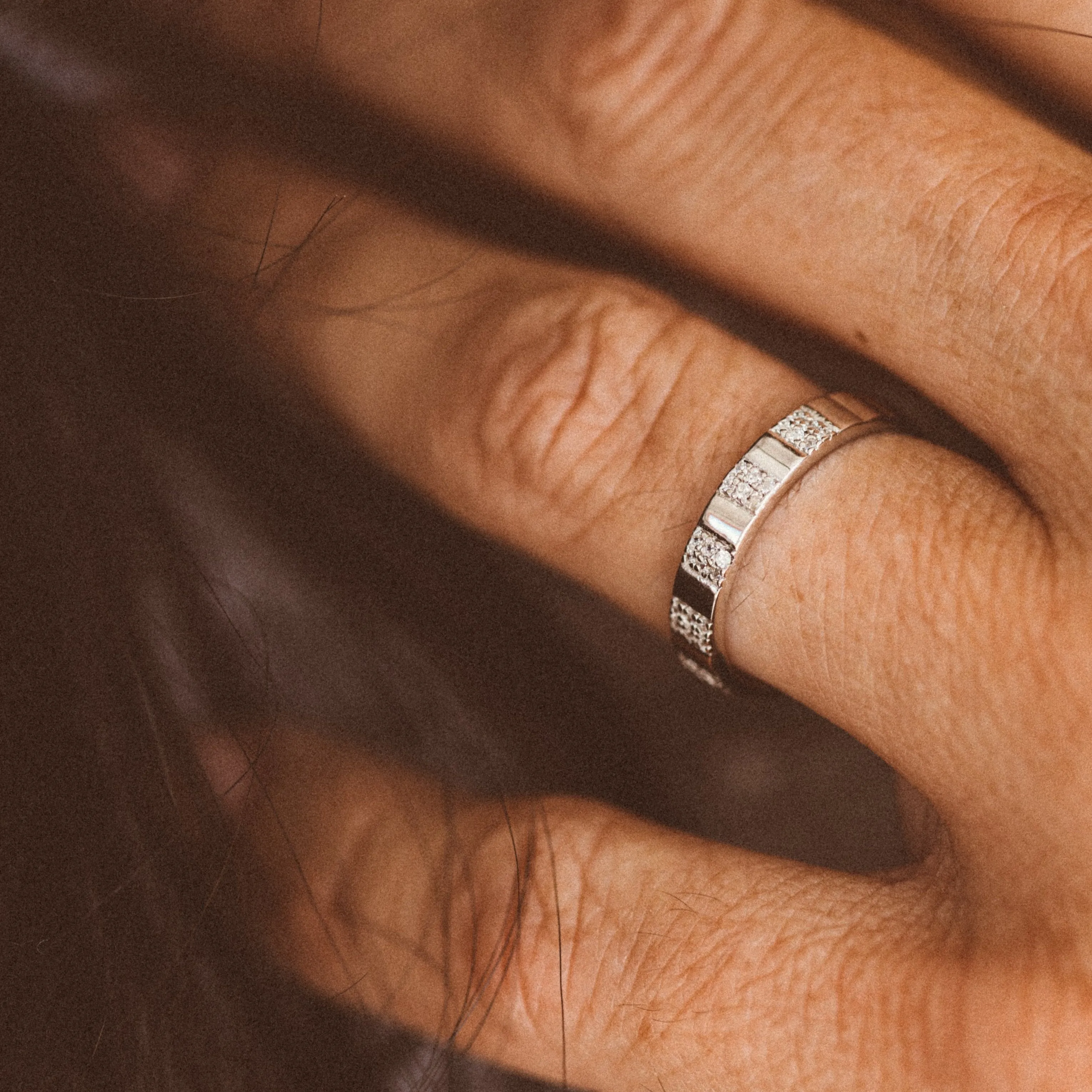 Mini Banded CZ Ring