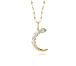 Mini Cuddle Crescent Necklace