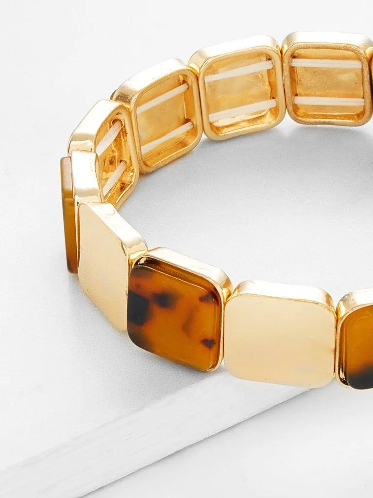 Mini Square Design Bangle Bracelet
