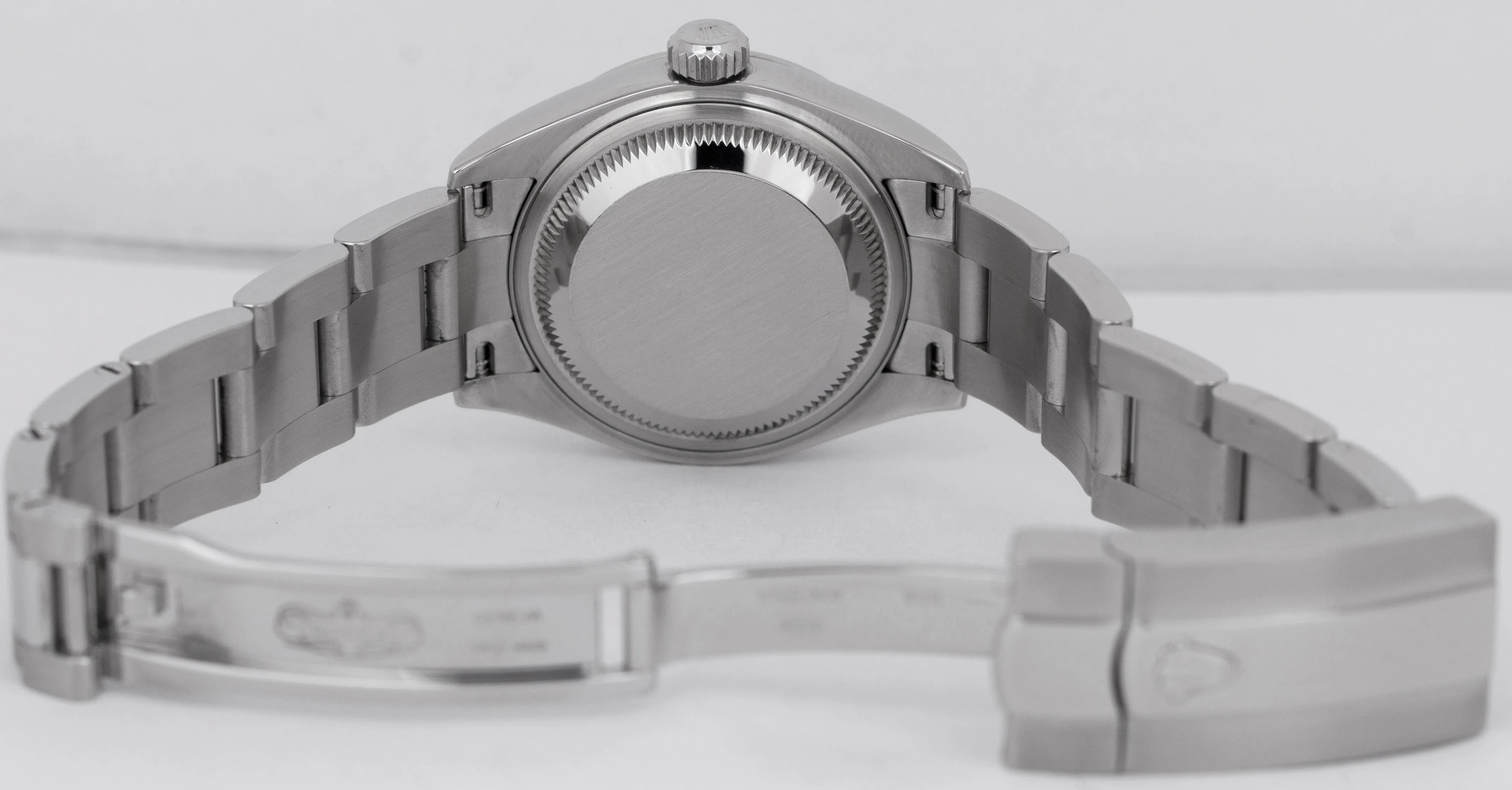 MINT 2023 Ladies Rolex Oyster Perpetual 28mm Pink DIAMOND Stainless Watch 279160