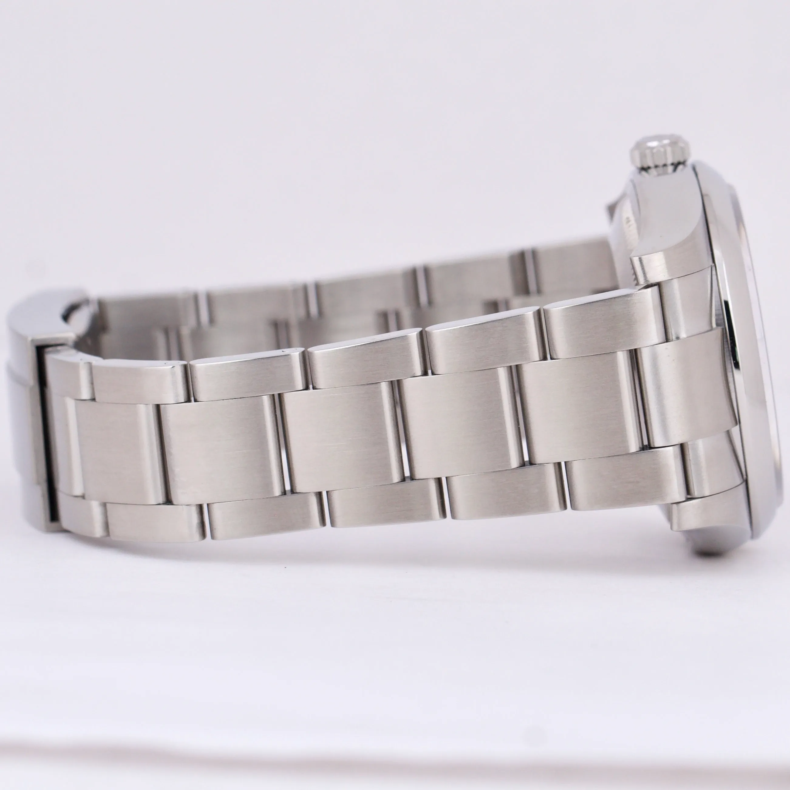 MINT PAPERS Rolex Oyster Perpetual OLIVE GREEN Stainless Steel 34mm 114200 BOX