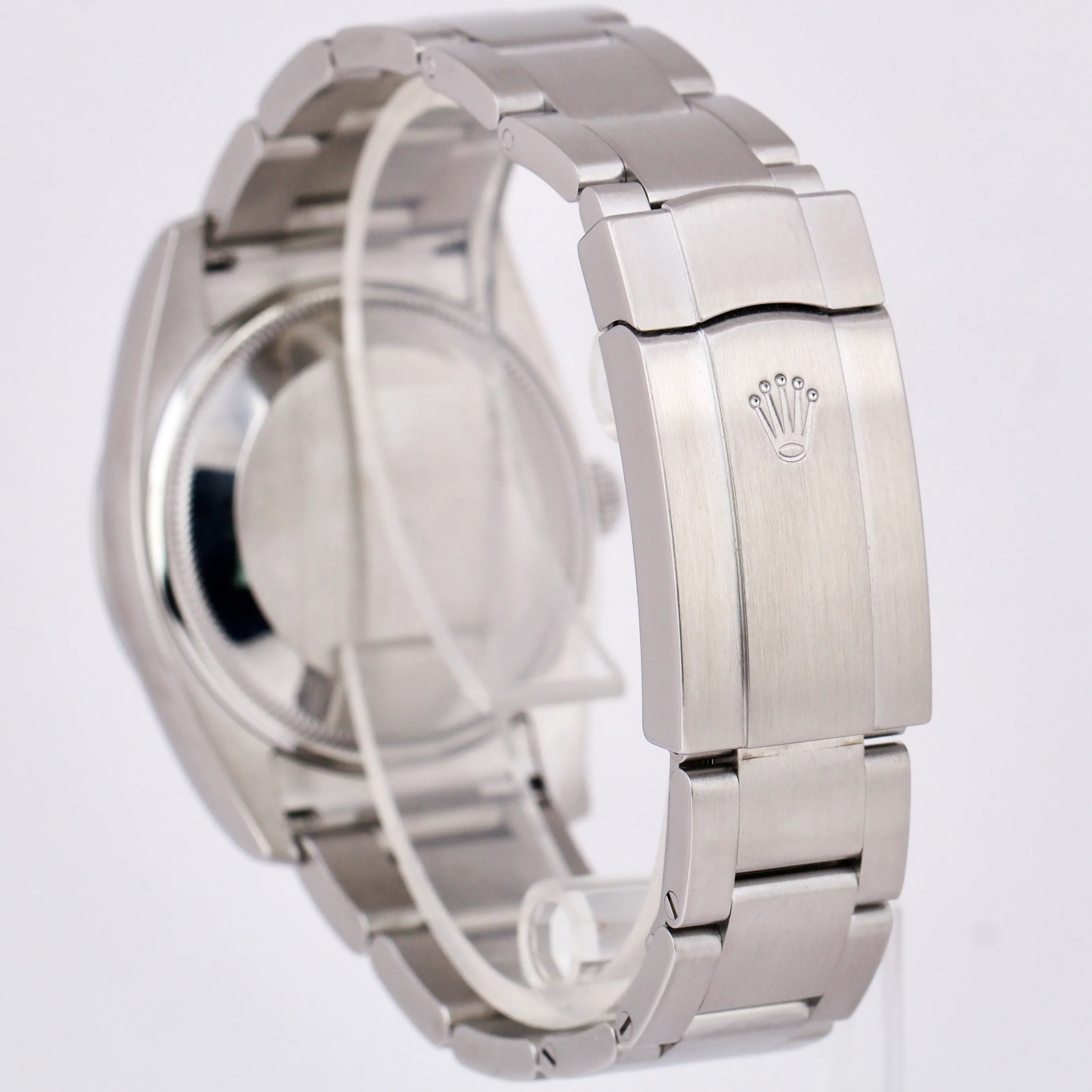 MINT PAPERS Rolex Oyster Perpetual OLIVE GREEN Stainless Steel 34mm 114200 BOX