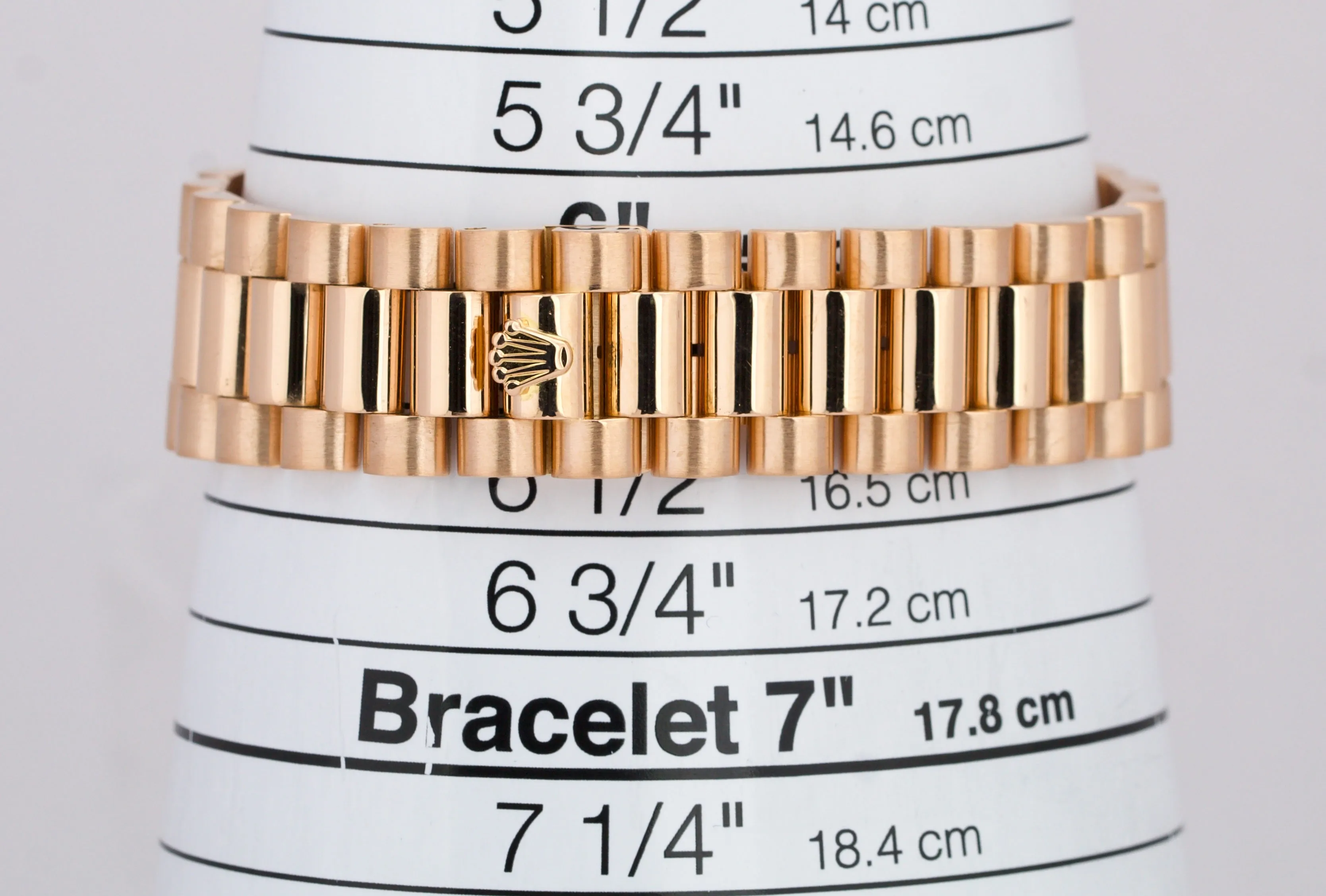 MINT Rolex Day-Date President WHITE ROMAN 18k Rose Gold Fluted 36mm 118235 Watch
