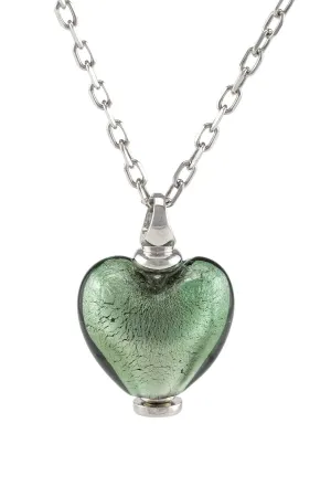 Murano Glass Heart Urn - June