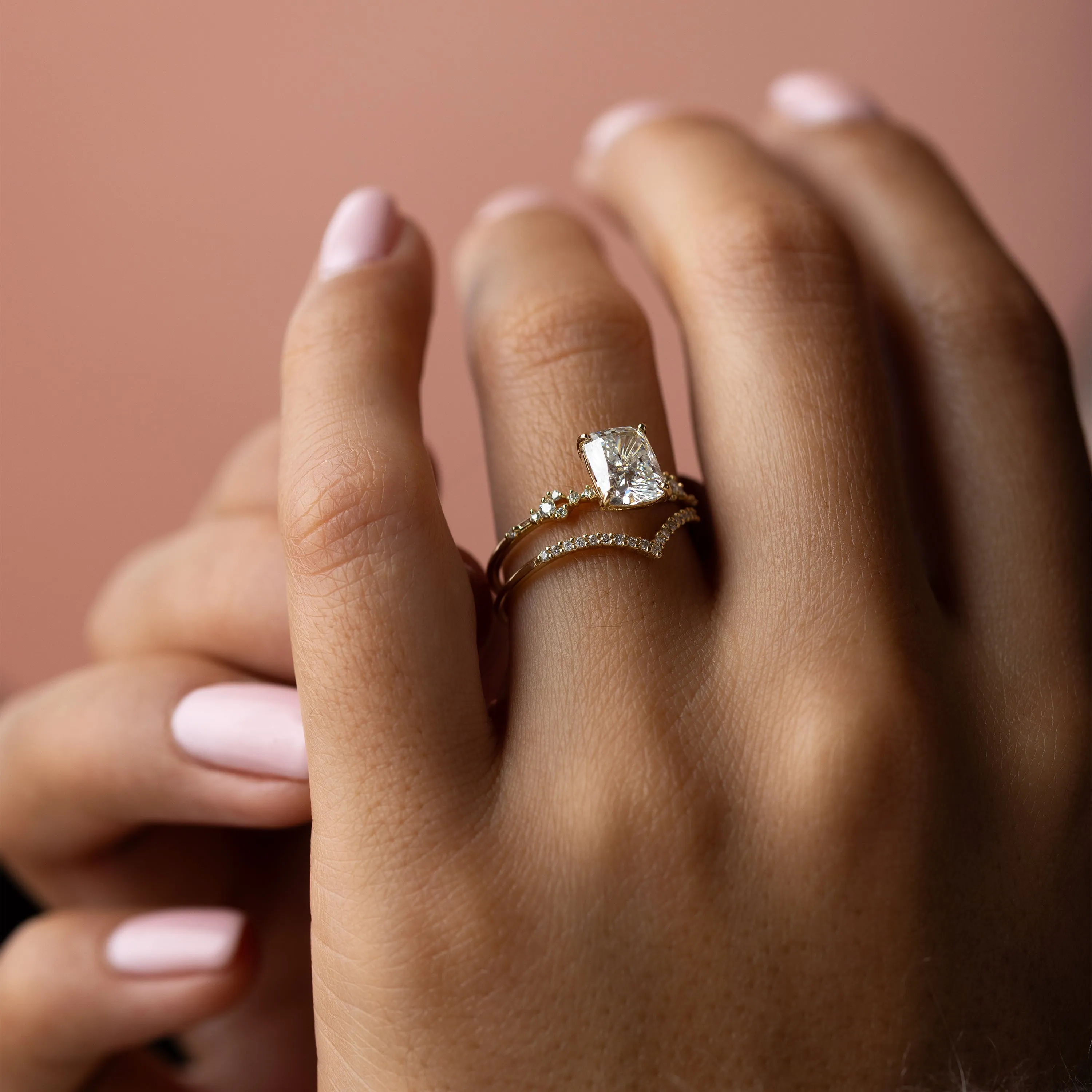 Myriad Ring, Cushion Cut