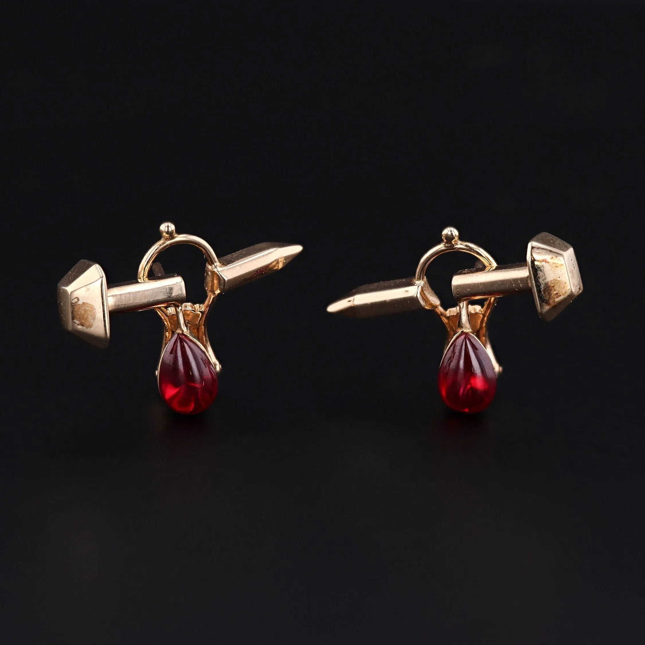 Nail Earrings | Blood Earrings
