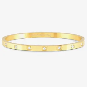 Nomination Pretty Bangles Studded Large Gold Bangle