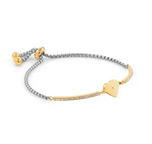 Nomination Yellow Gold Milleluci Heart Bracelet