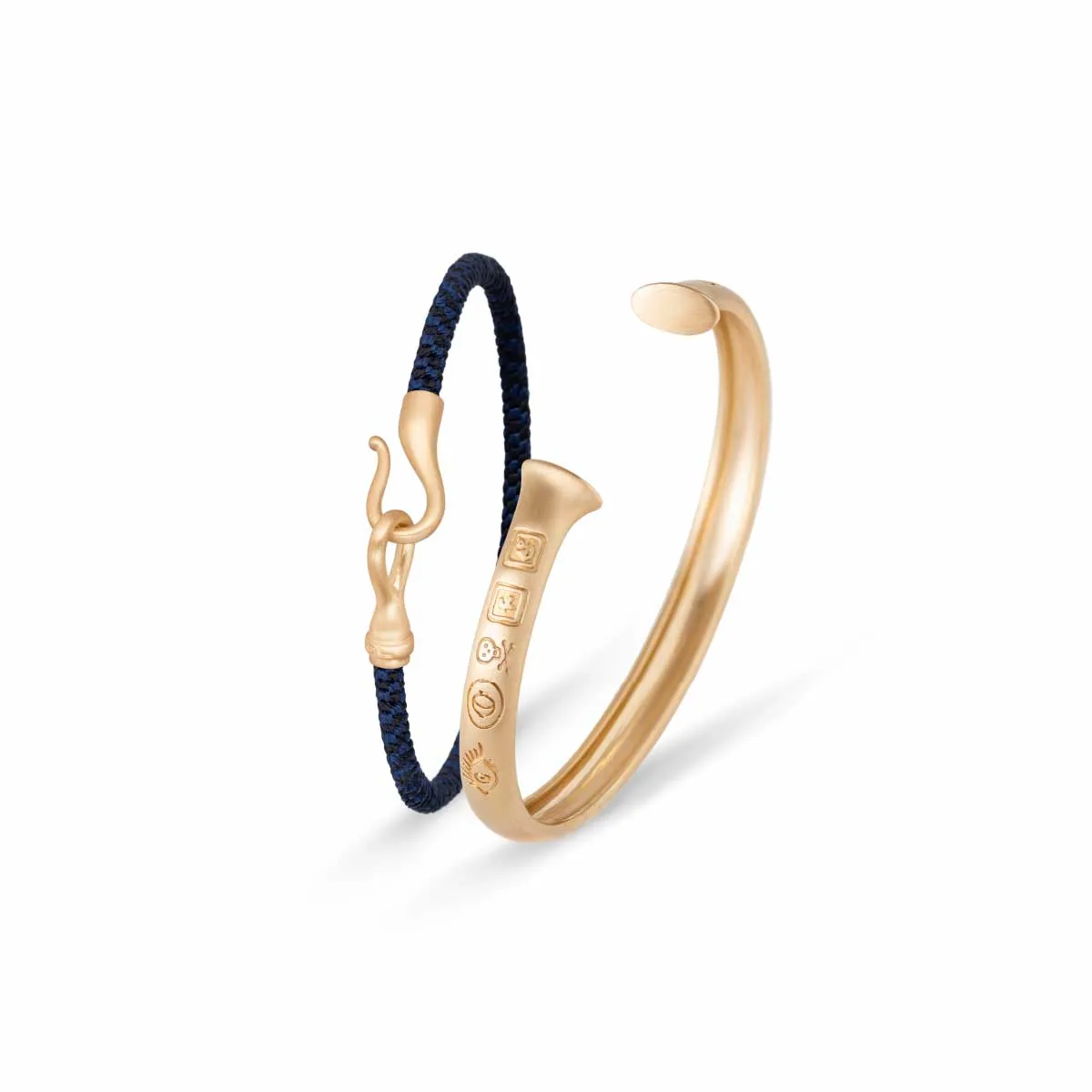 Ole Lynggaard Julius Mens bracelet in 18ct Gold with stamps