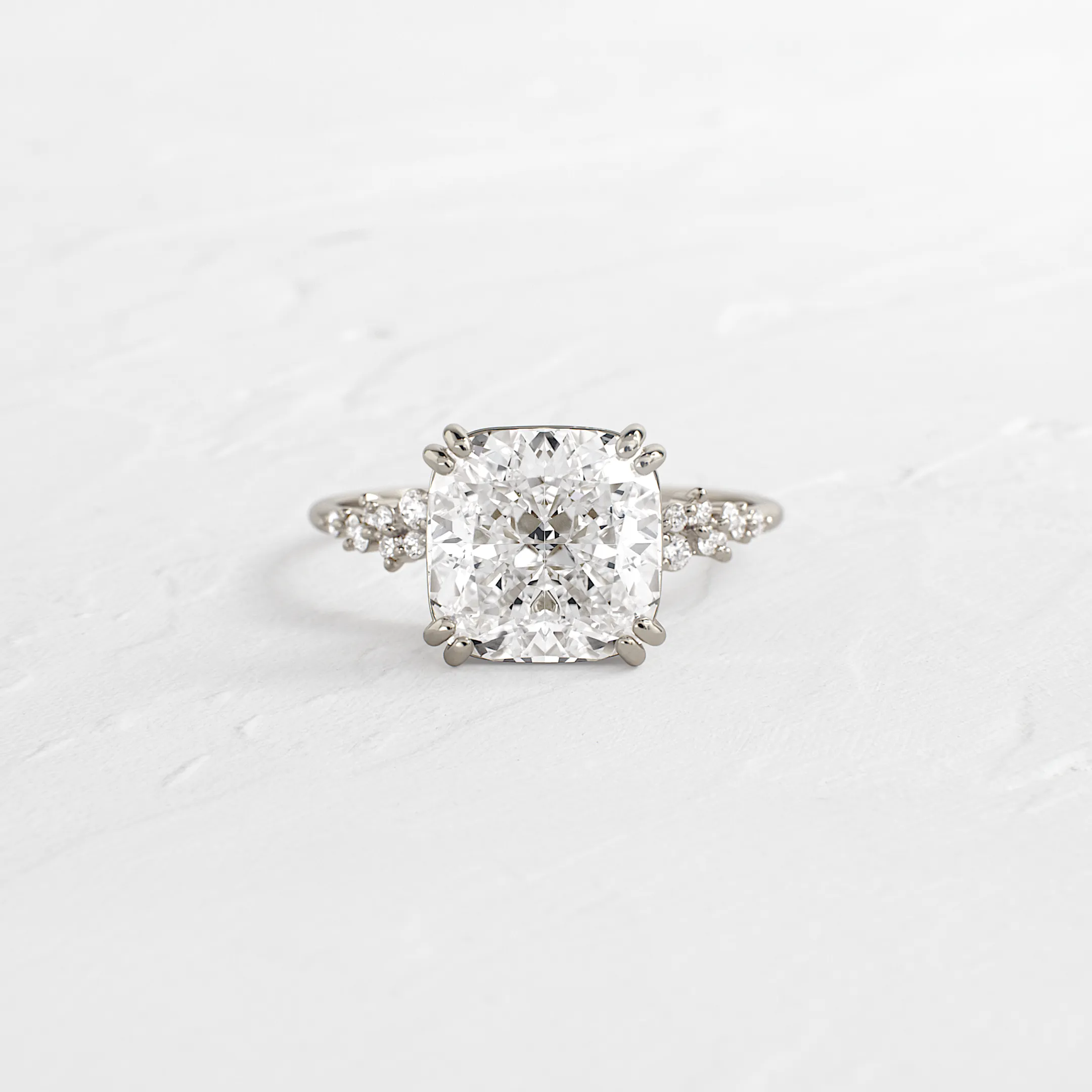 On The Horizon Ring, Cushion Cut