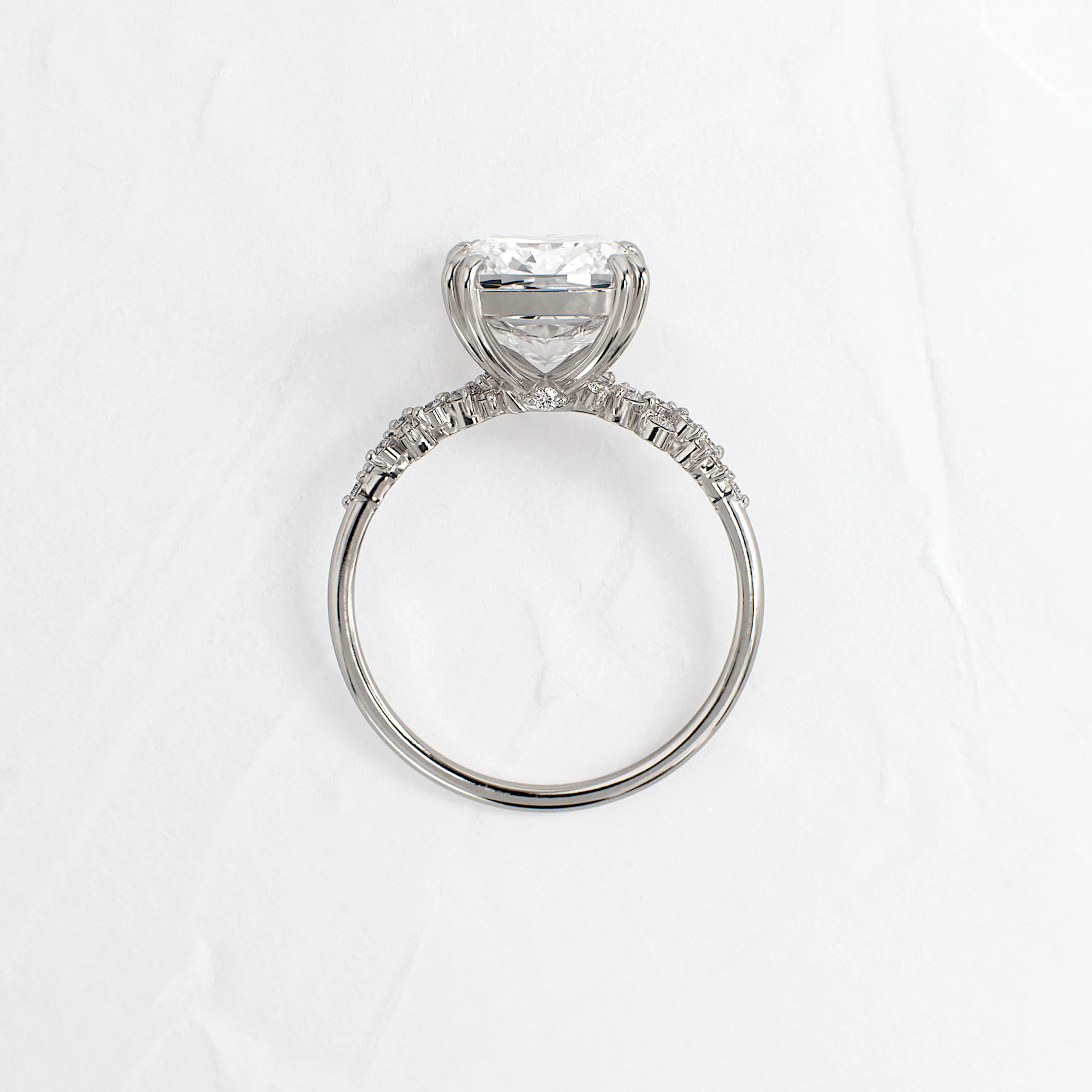 On The Horizon Ring, Cushion Cut