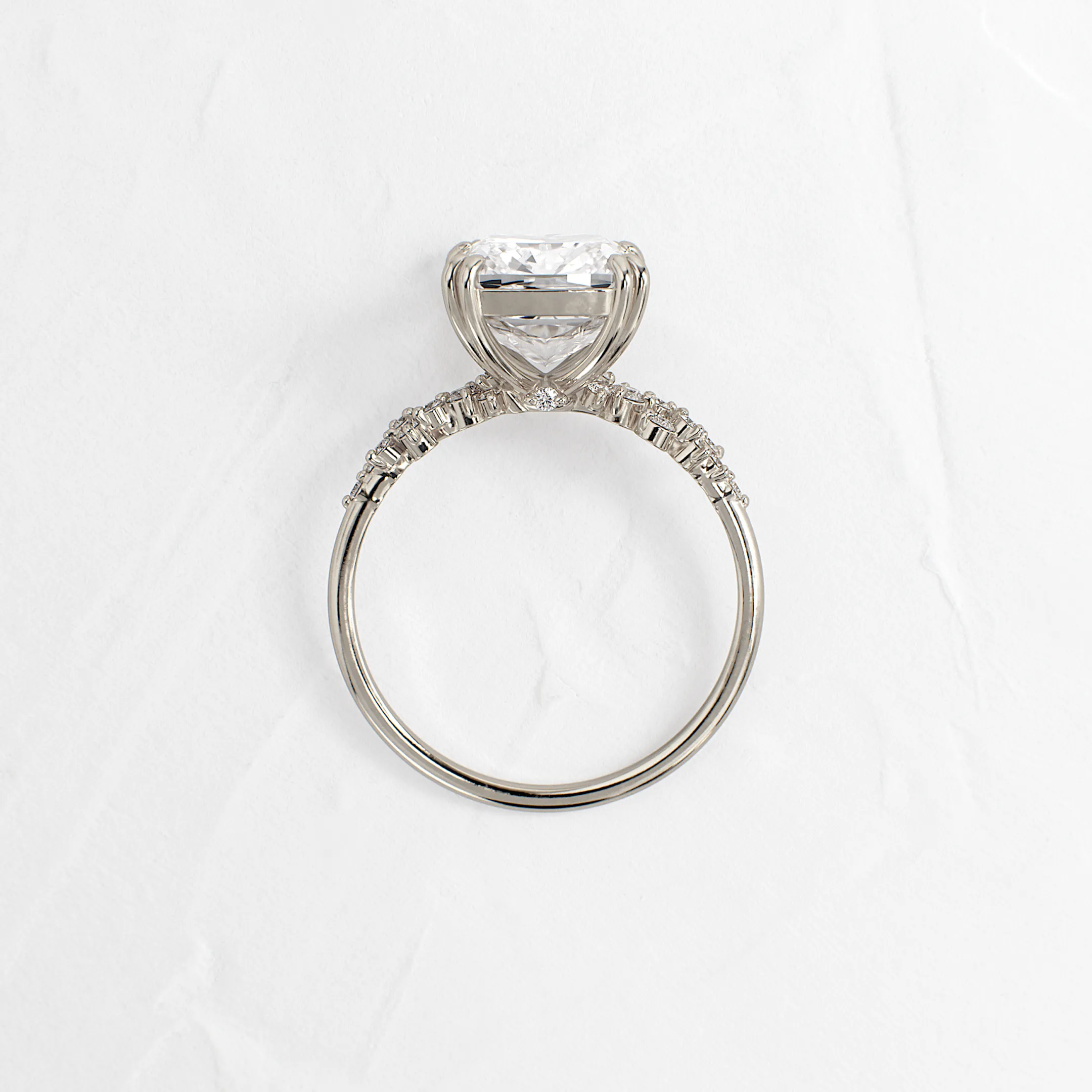 On The Horizon Ring, Cushion Cut