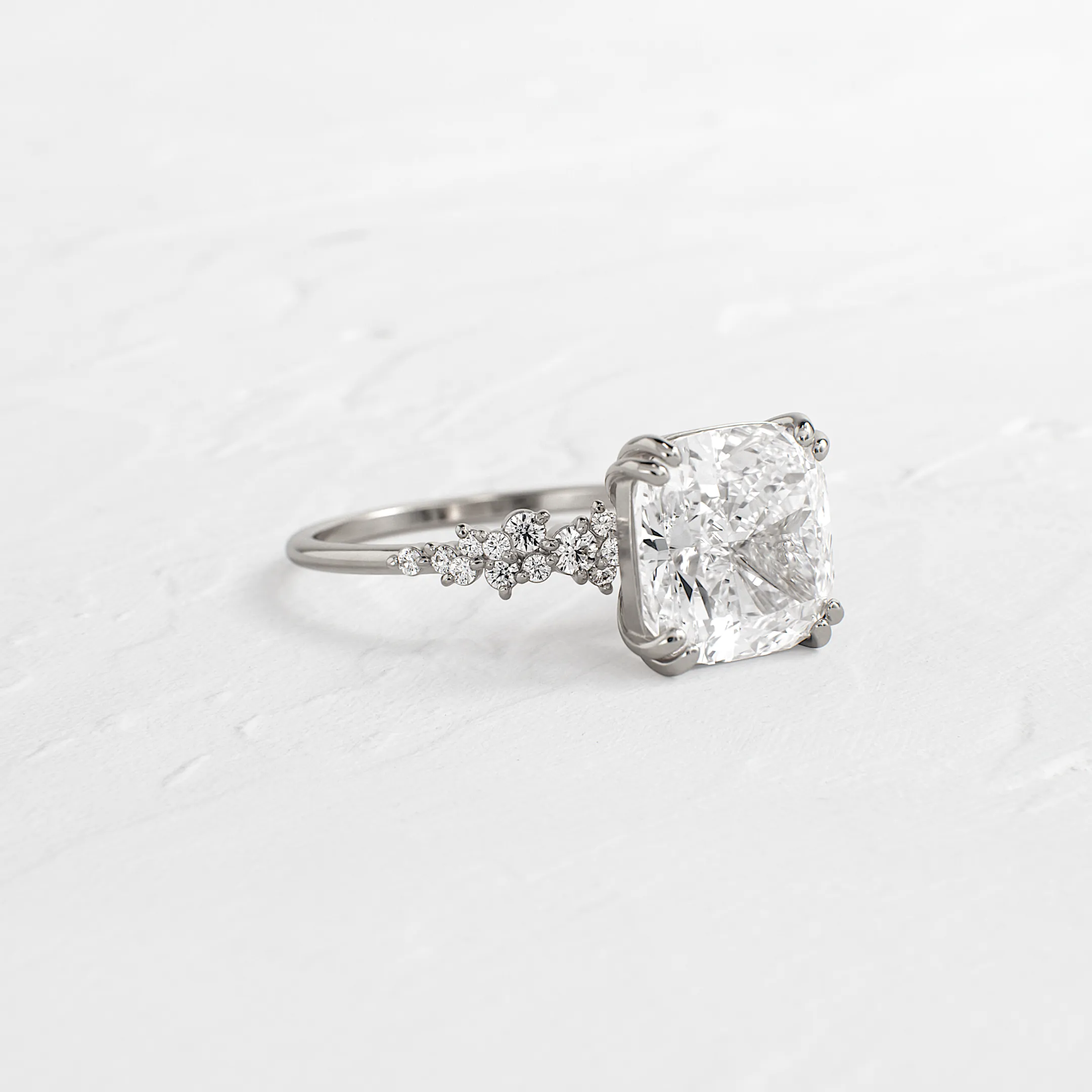 On The Horizon Ring, Cushion Cut