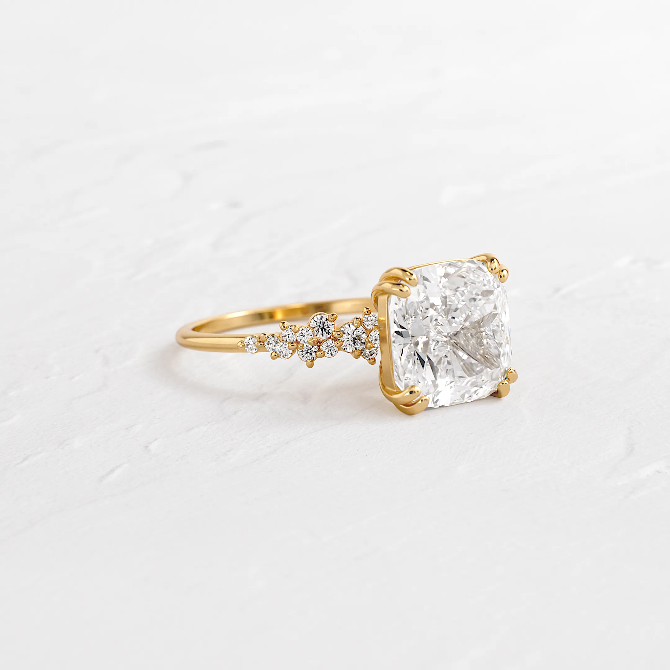 On The Horizon Ring, Cushion Cut