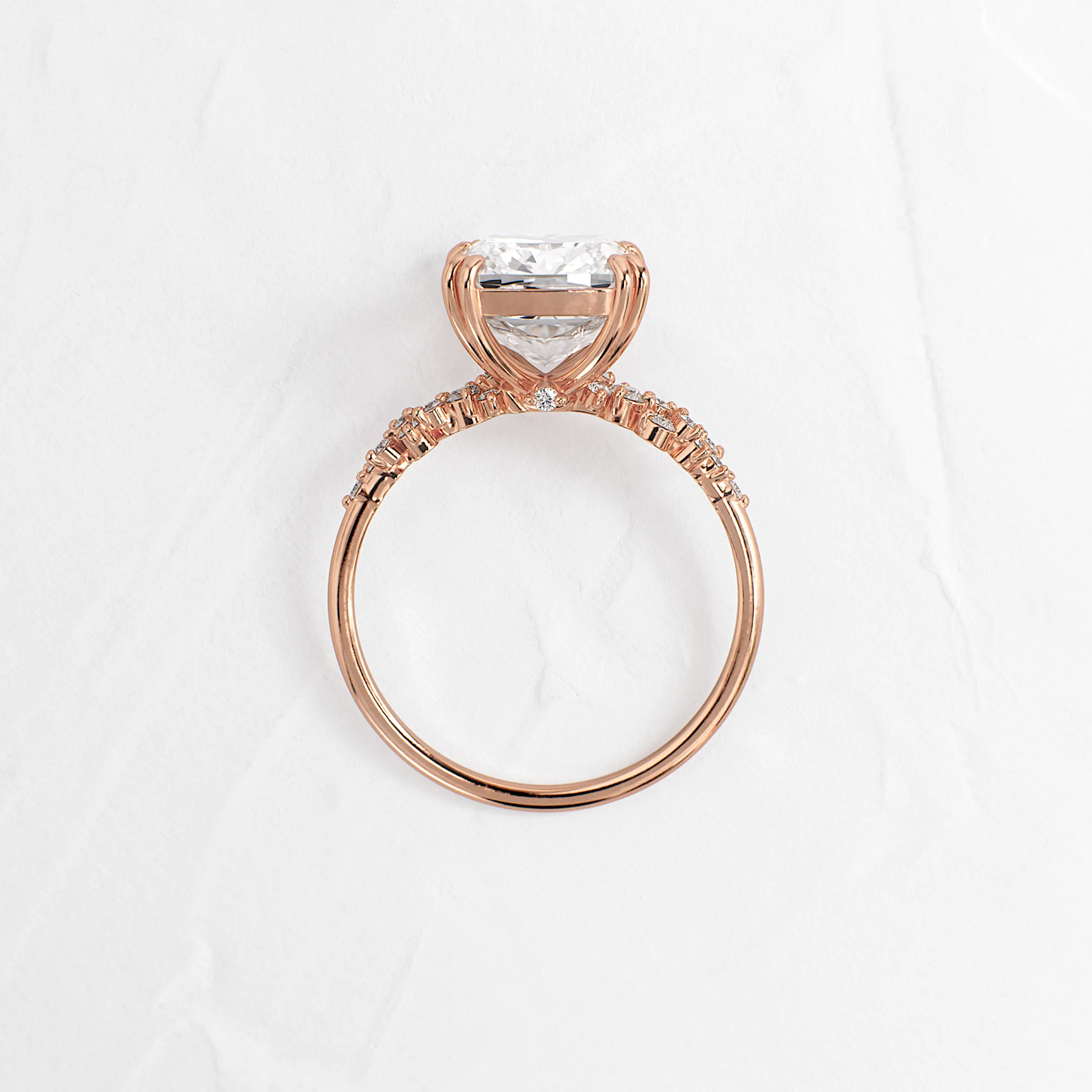 On The Horizon Ring, Cushion Cut