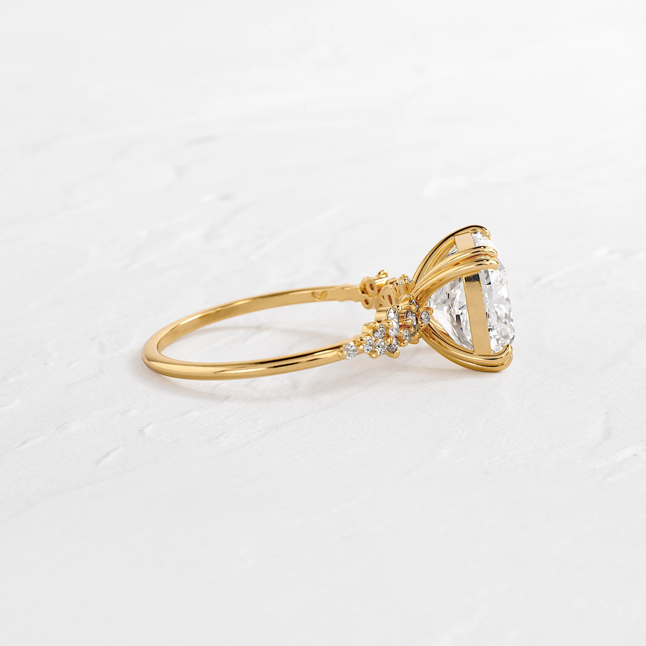 On The Horizon Ring, Cushion Cut