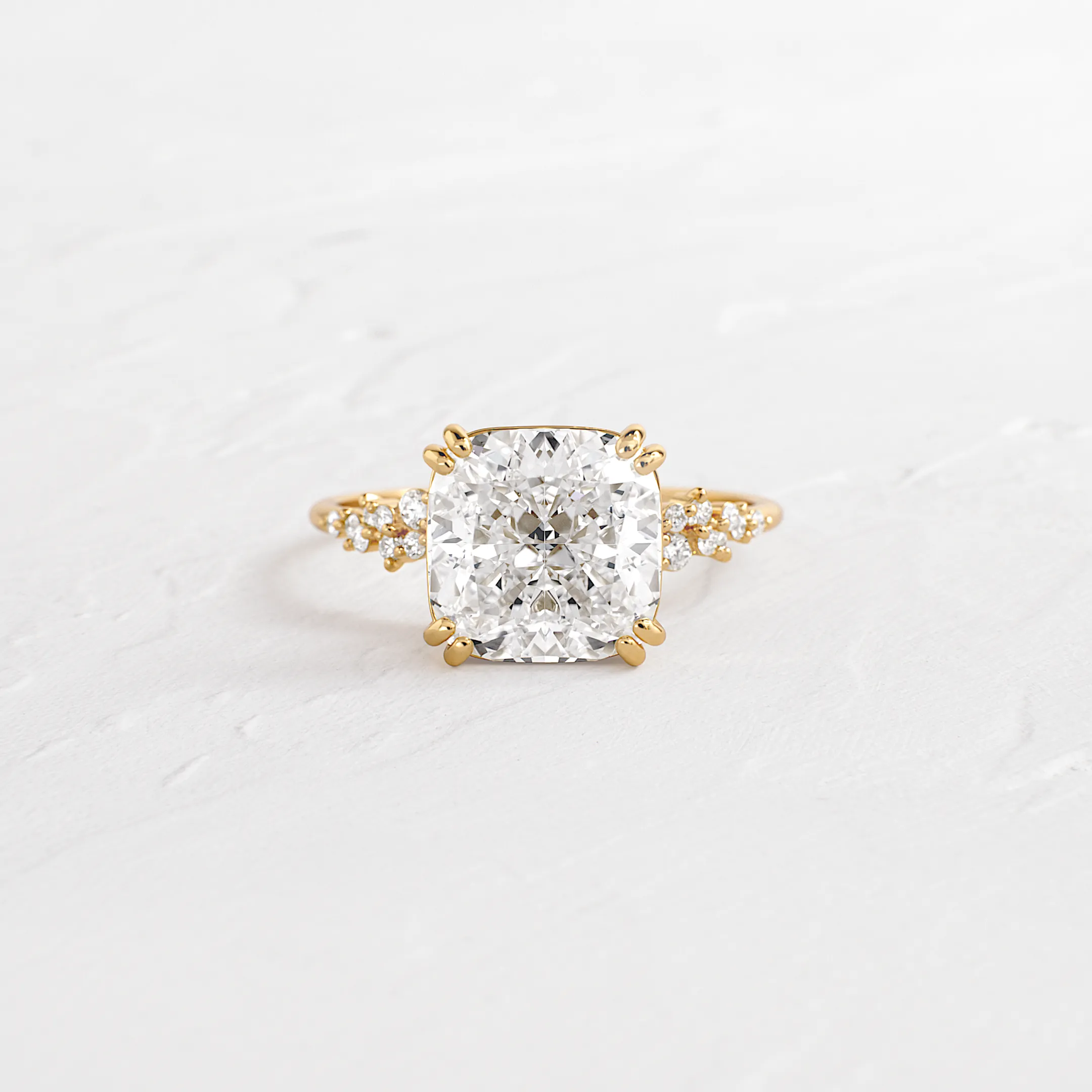 On The Horizon Ring, Cushion Cut