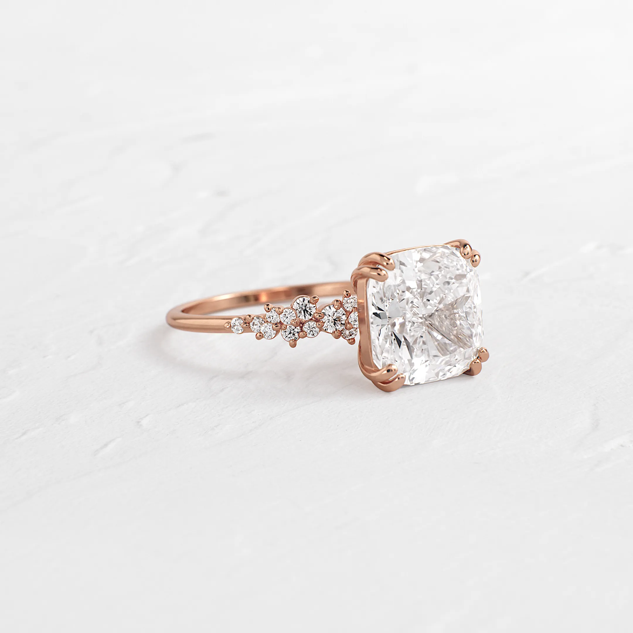 On The Horizon Ring, Cushion Cut