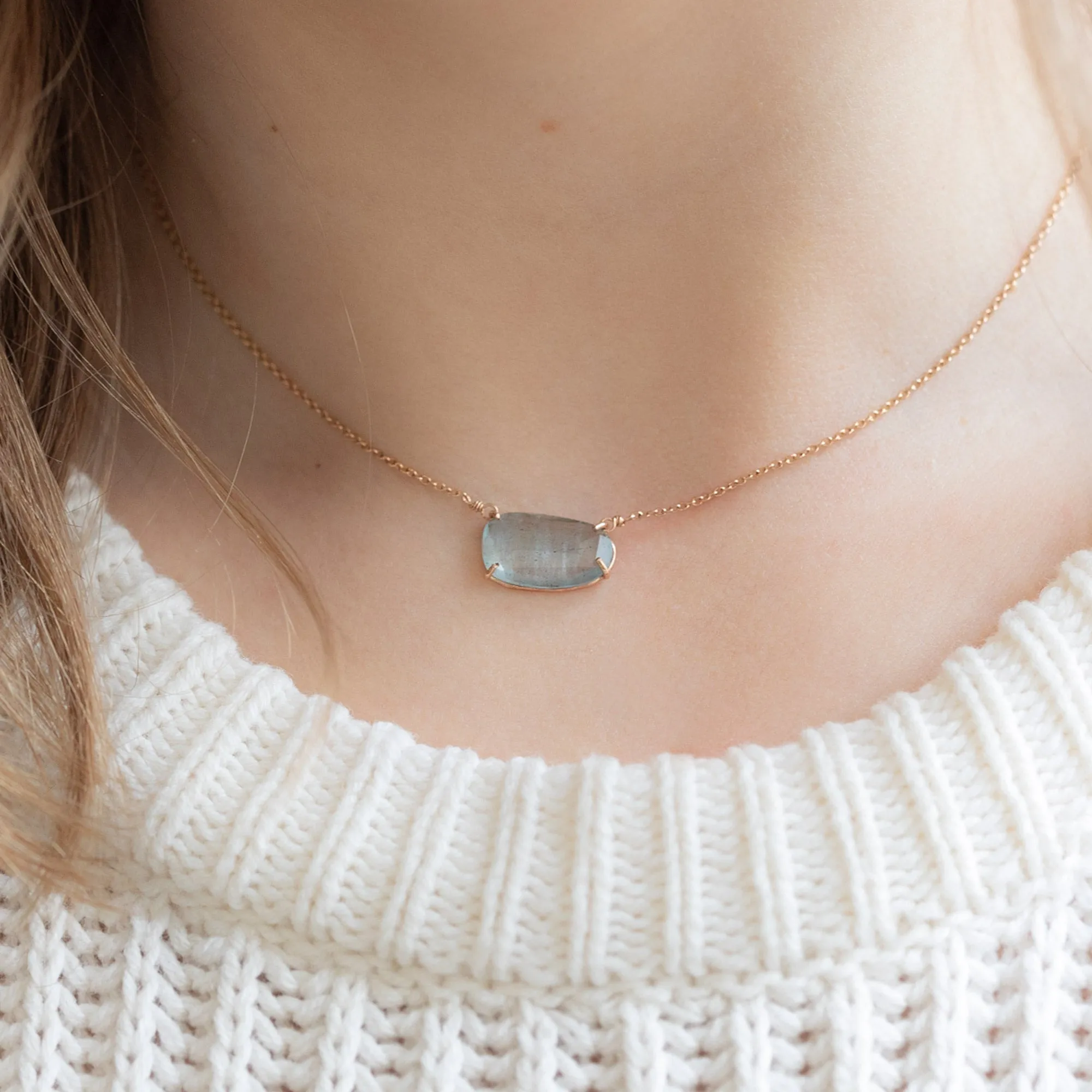 One of a Kind Sapphire Necklace | Choose Your Stone