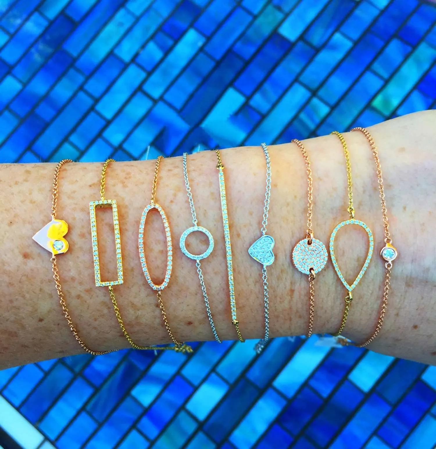 Open Circle Chain Bracelet