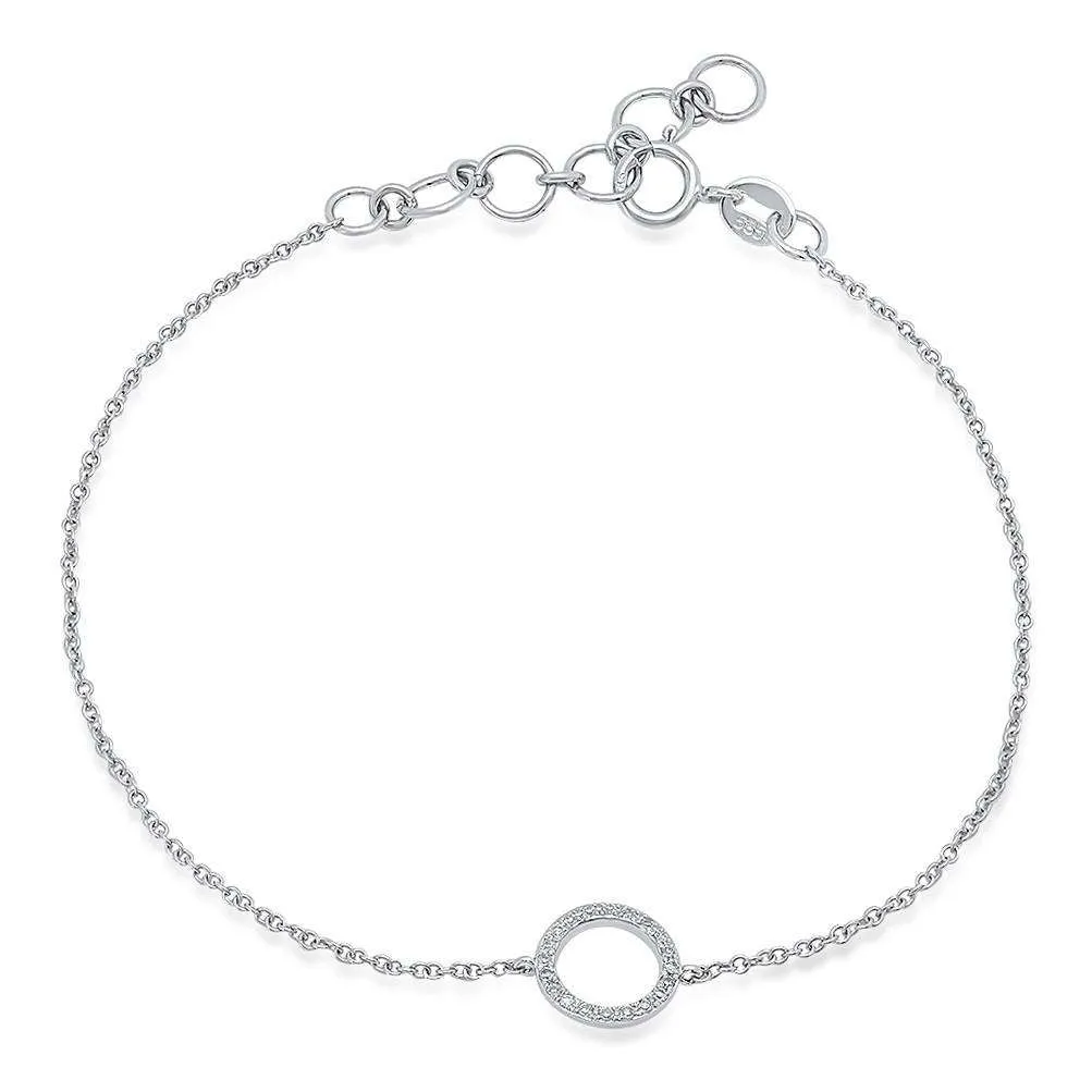 Open Circle Chain Bracelet