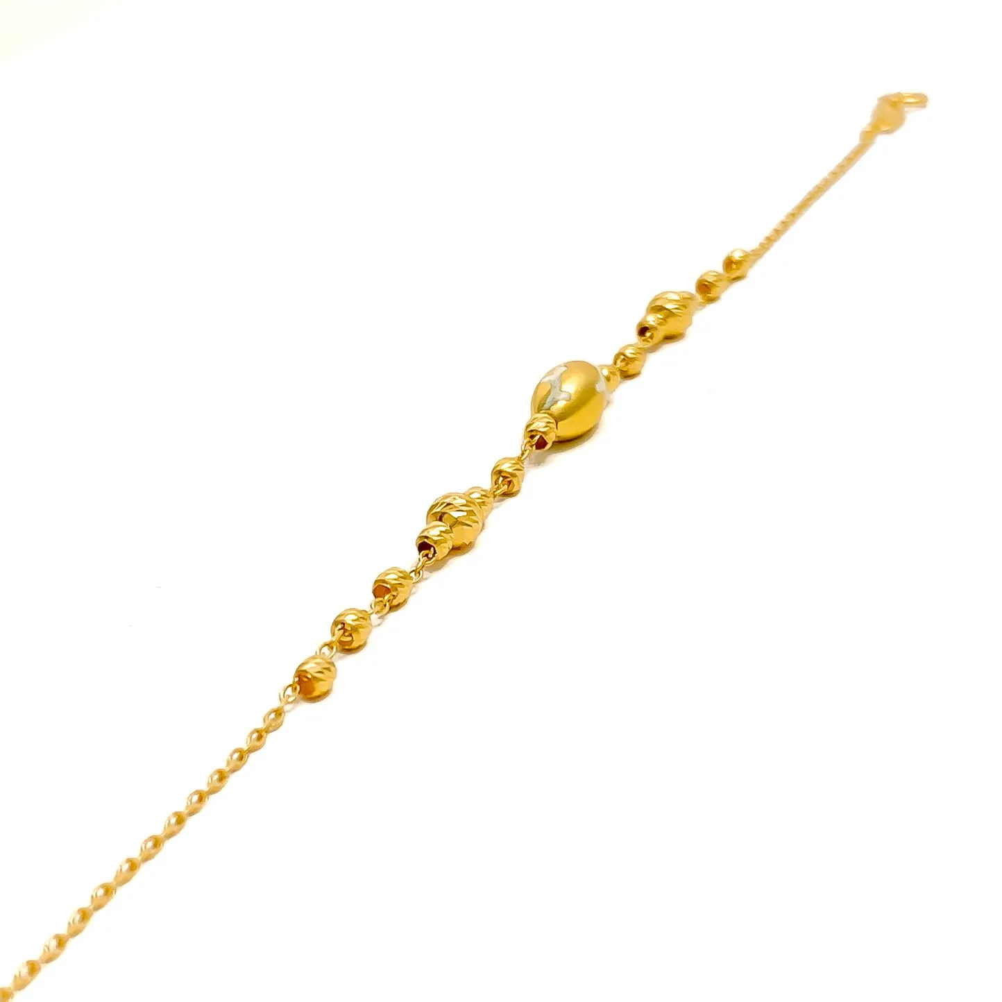 Opulent Glowing 21k Gold Bracelet