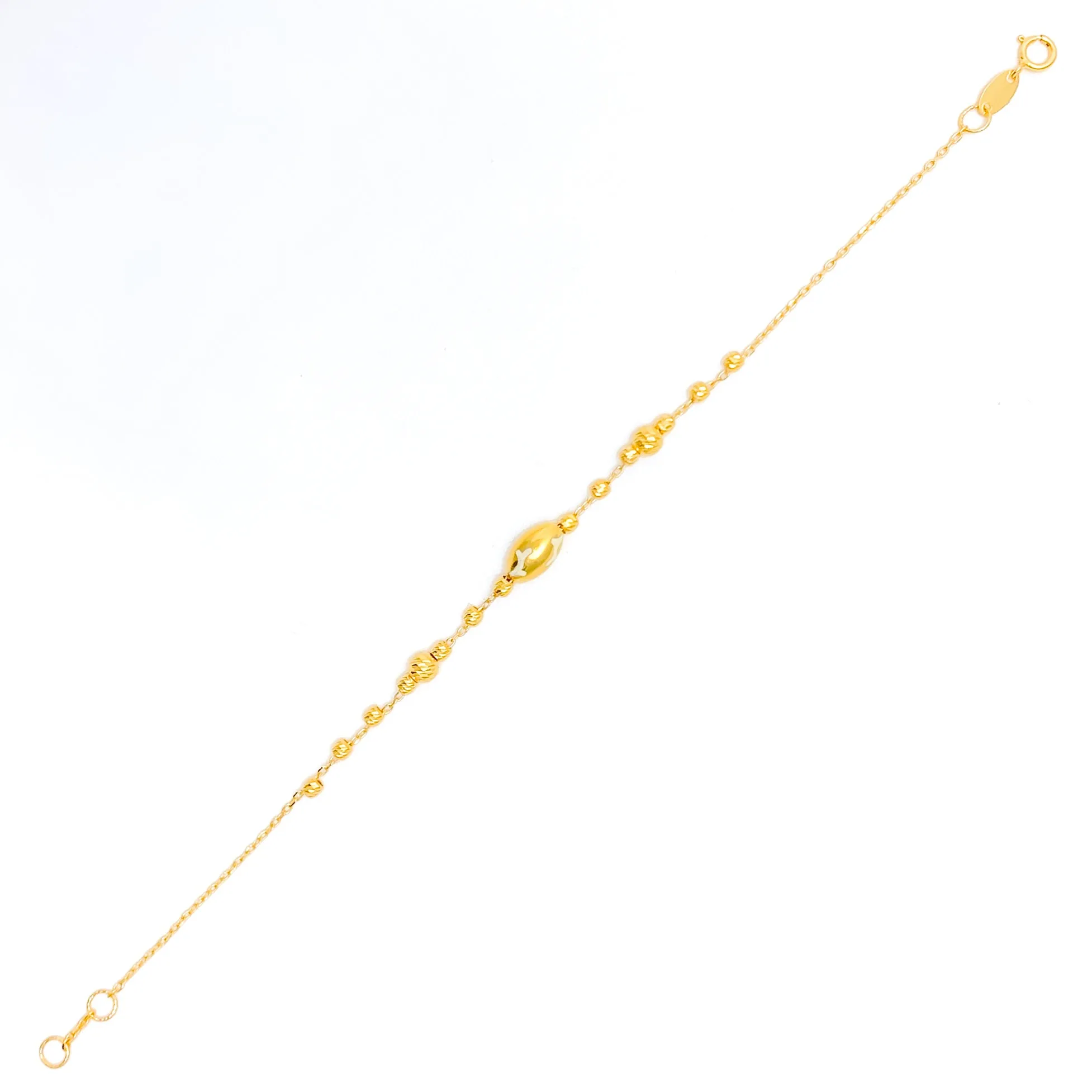 Opulent Glowing 21k Gold Bracelet
