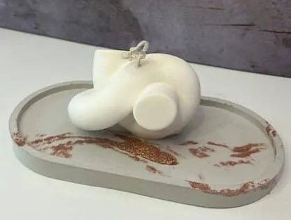 Oval Cement Tray |Concrete Tray| Oval Tray| Decorative Tray
