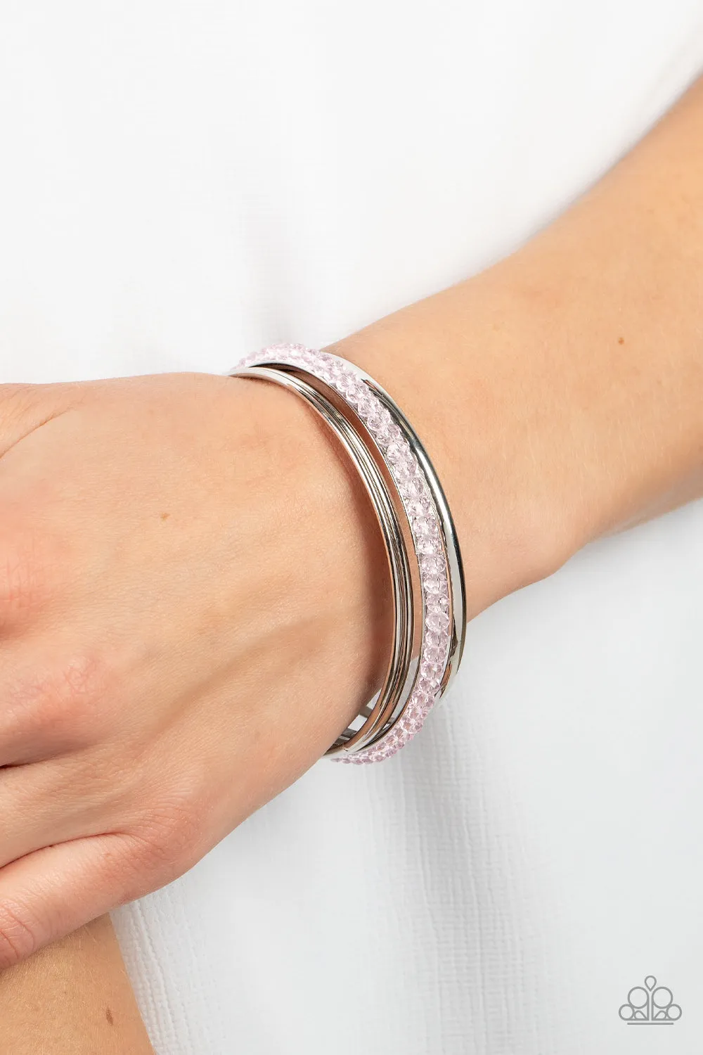 Paparazzi Prismatic Pizazz - Pink Bracelets