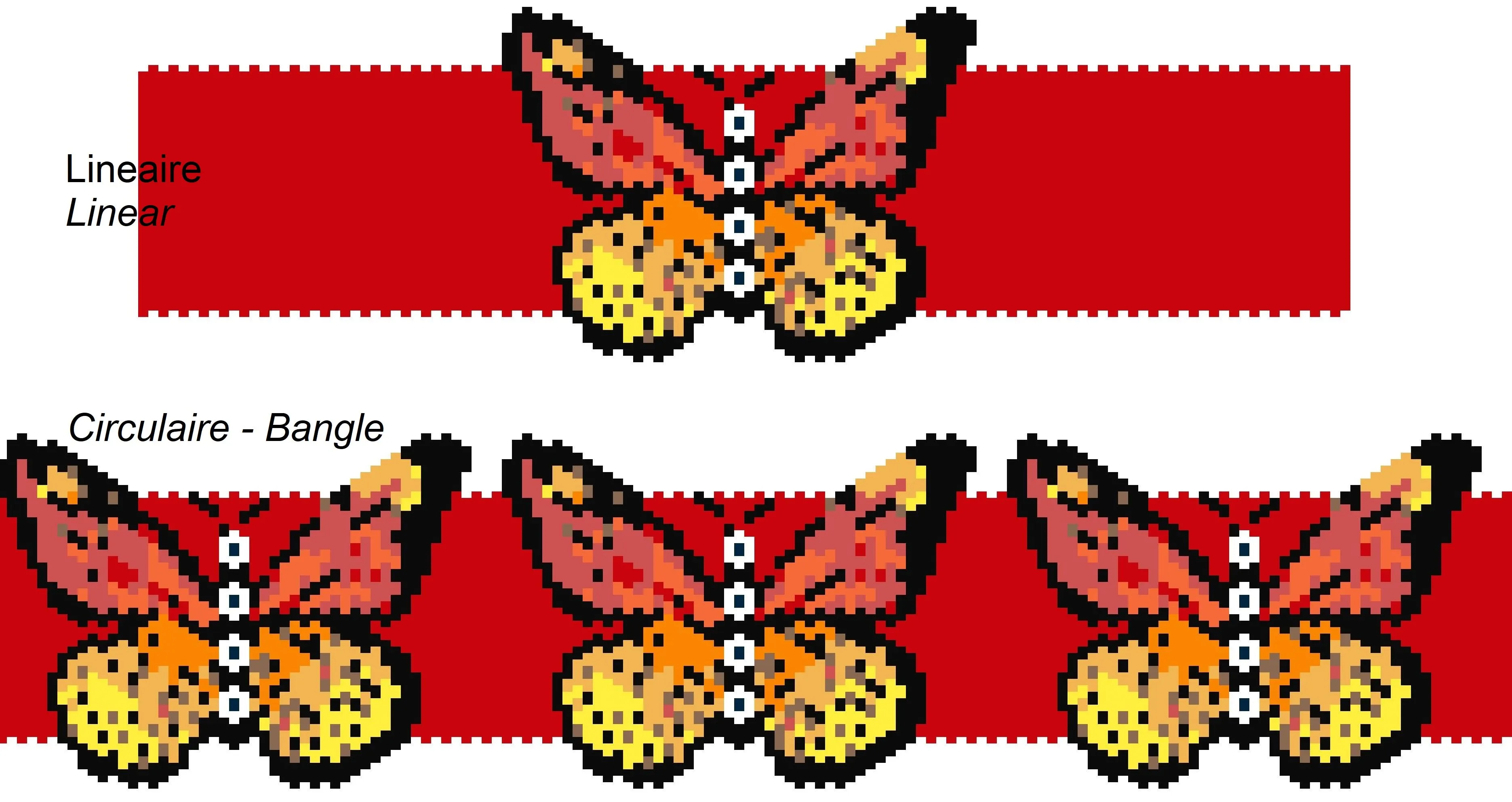 Pattern - Bracelet PAPILLON