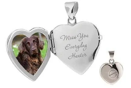 Paw Print Locket Urn