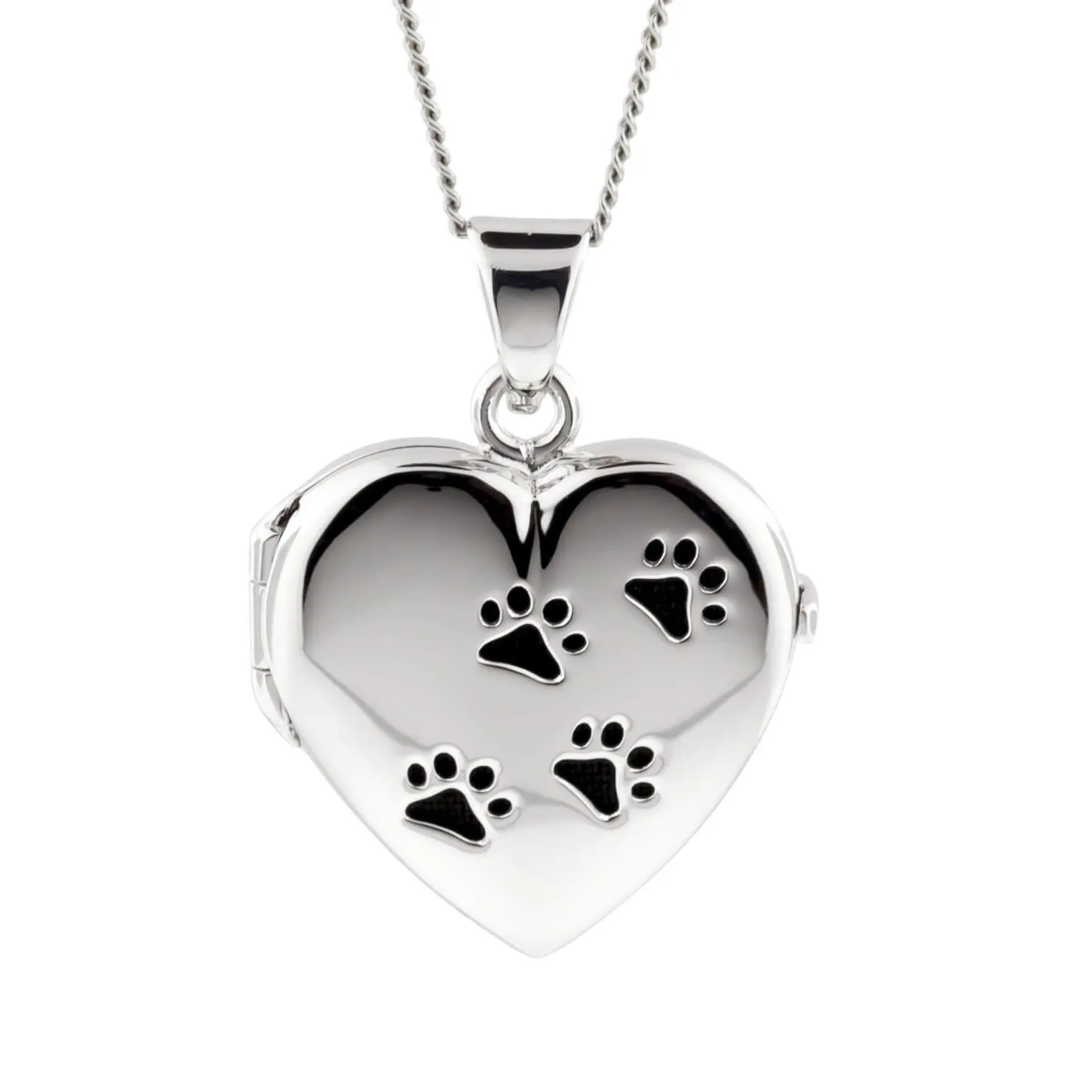 Paw Print Locket Urn