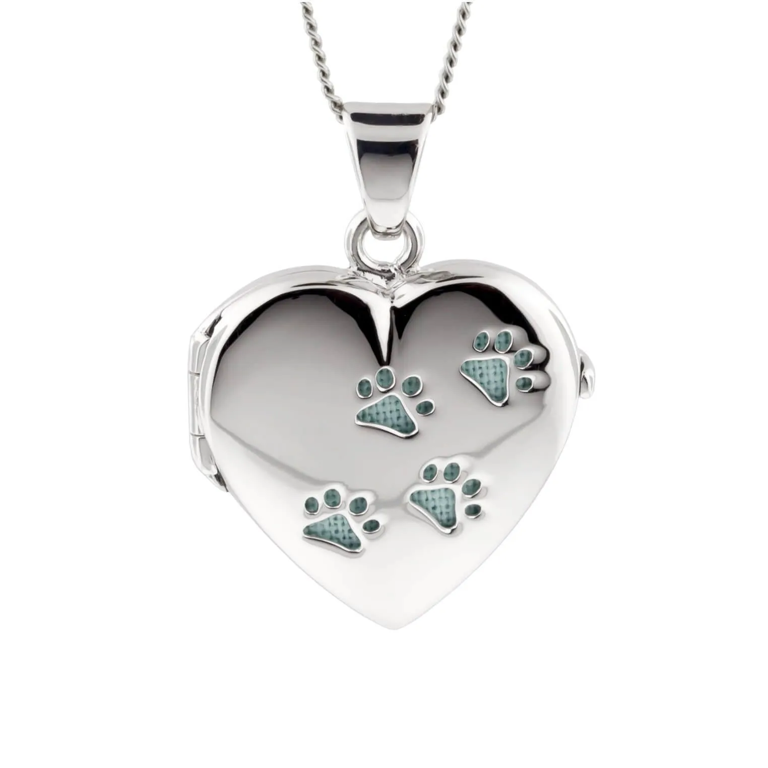 Paw Print Locket Urn