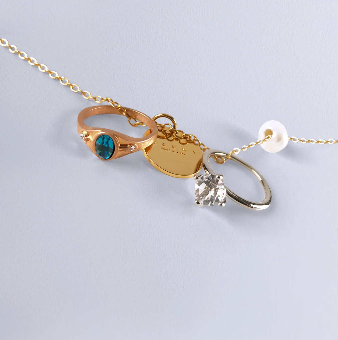 PEARL & RINGS CHAIN