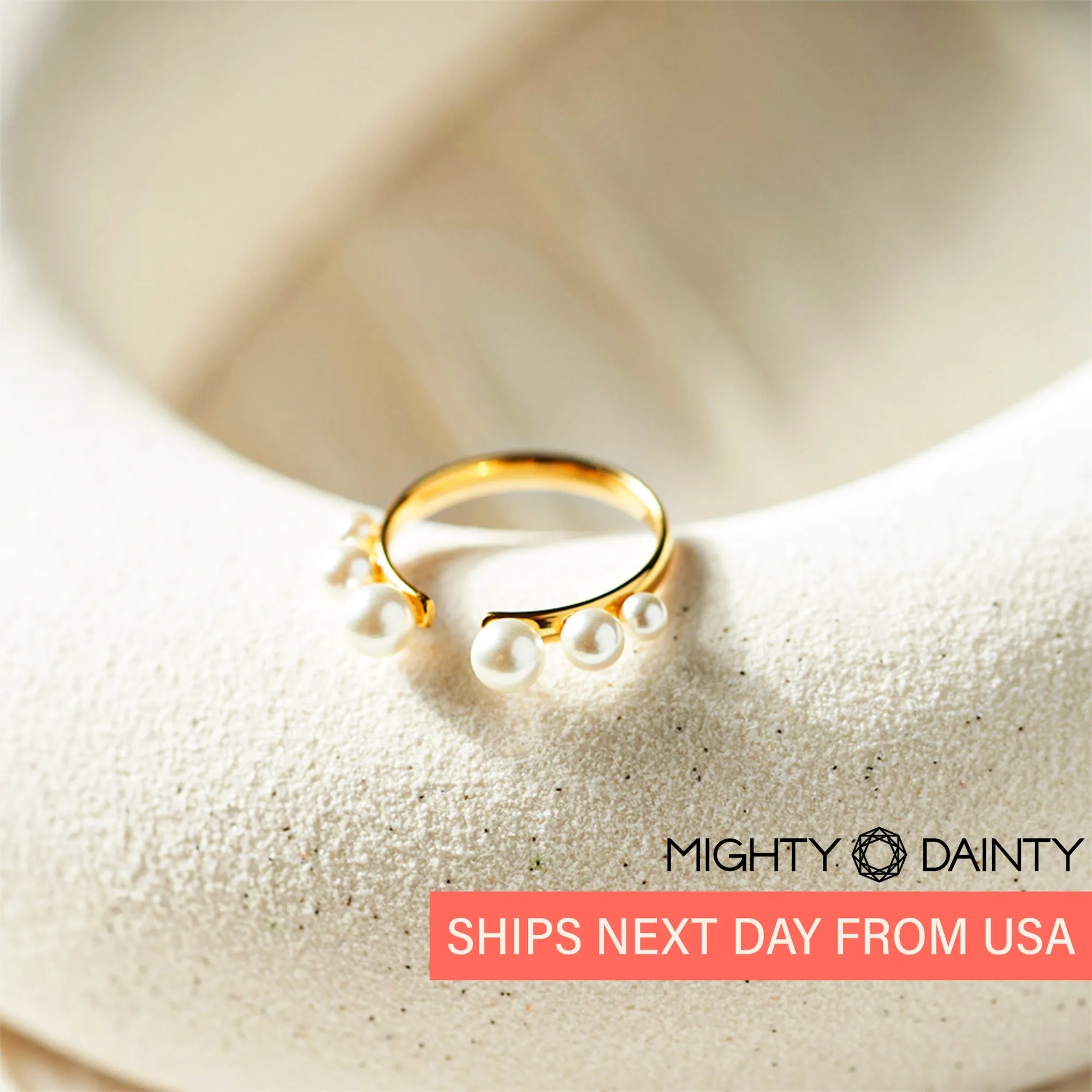 Pearl Crown Ring