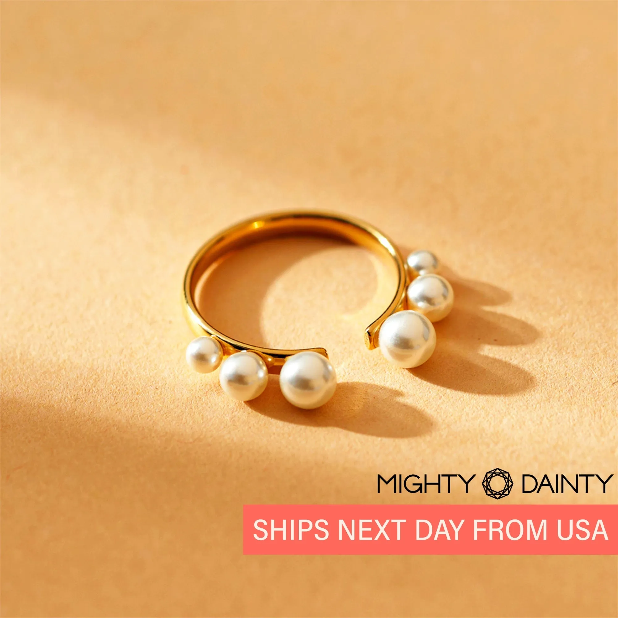 Pearl Crown Ring