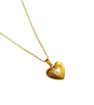 Pearl Heart Necklace