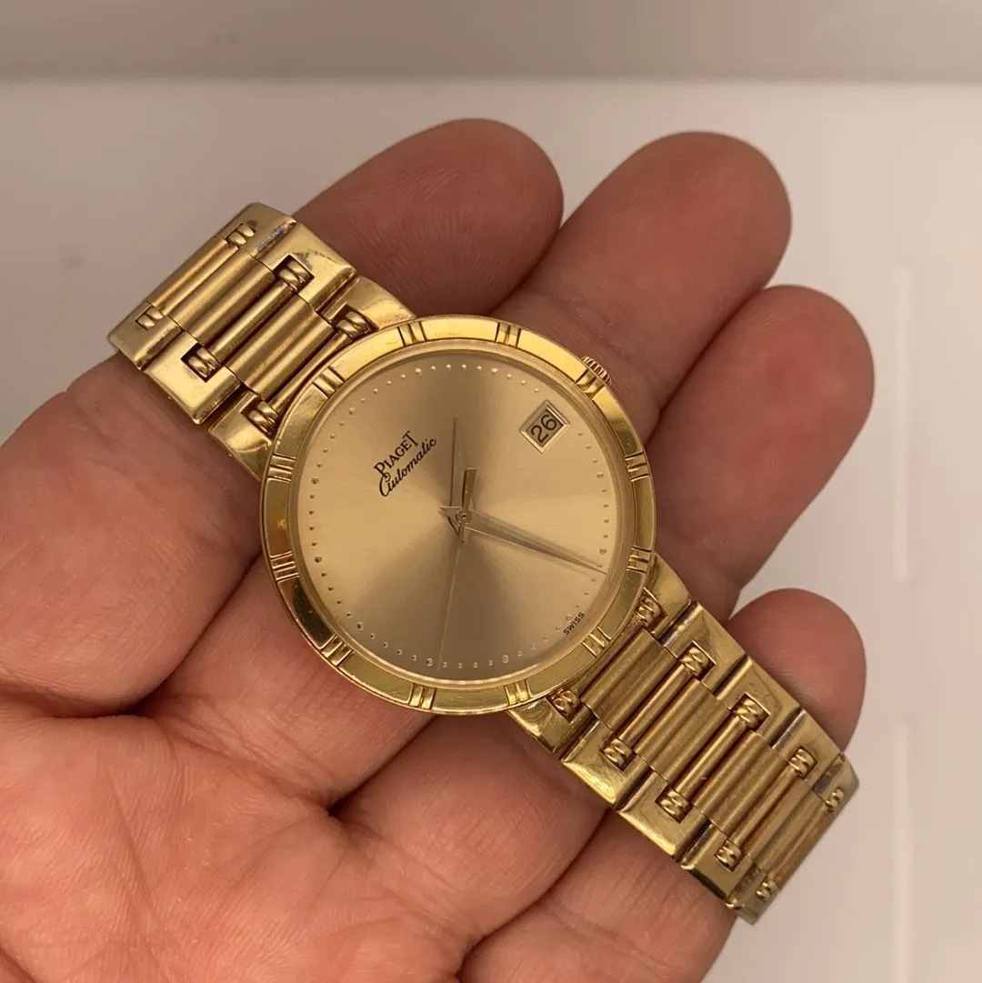 Piaget Dancer 15923 18K Yellow Gold Watch Box & Papers