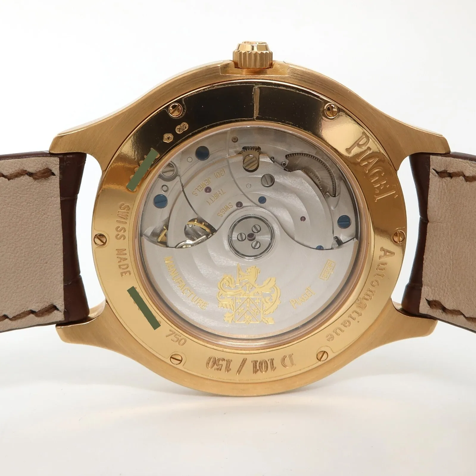 Piaget Emperador Silver Dial Solid 18kt Rose Gold 42MM Automatic GOA32017