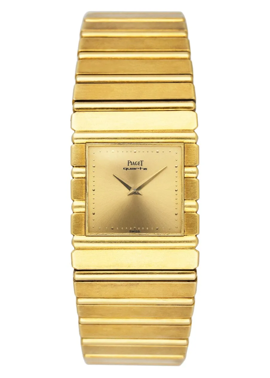 Piaget Polo Square 7131 C701 18K Yellow Gold Ladies Watch