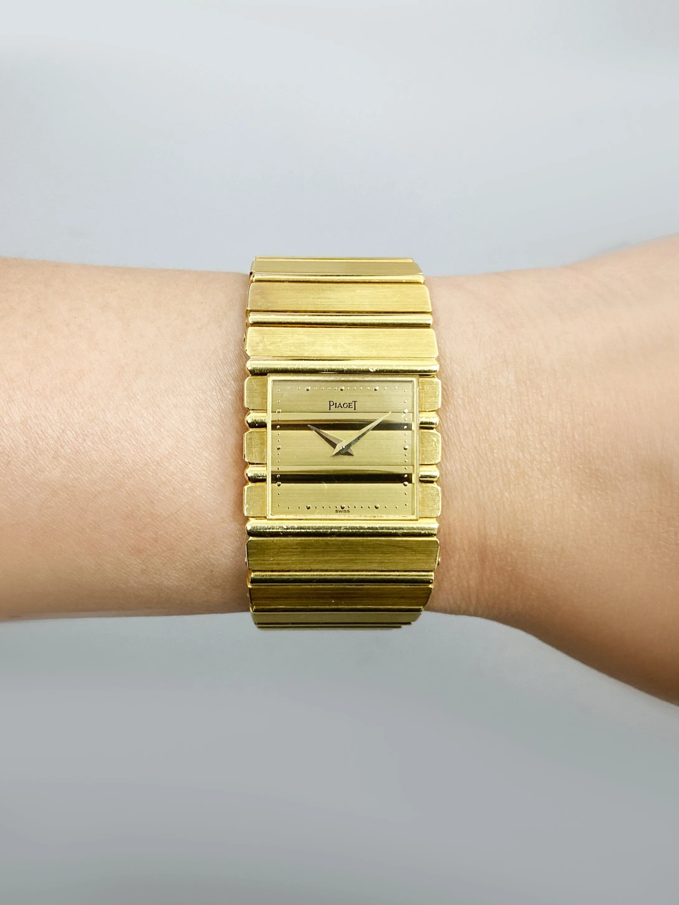 Piaget Polo Square 7131 C701 18K Yellow Gold Ladies Watch