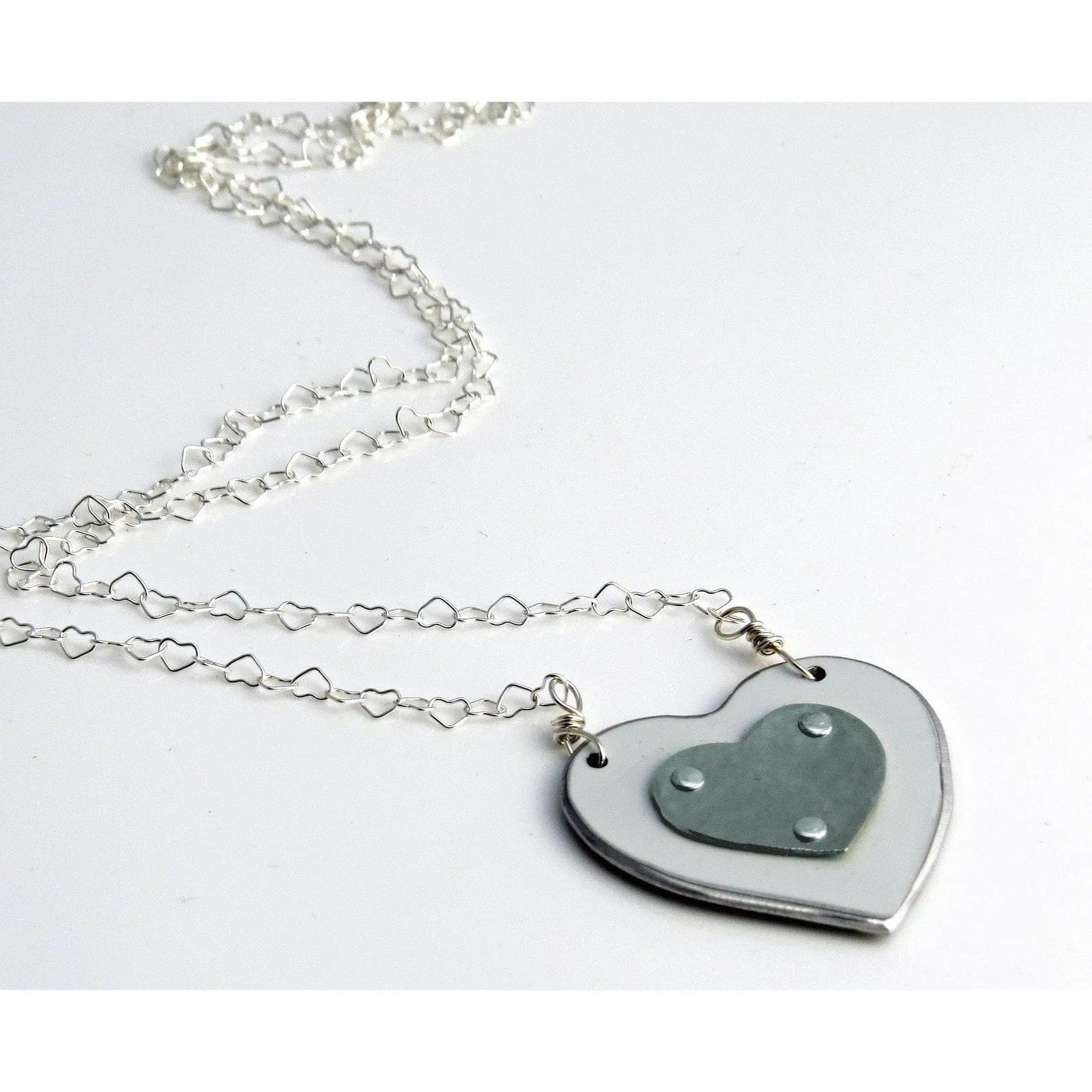 Porsche Heart Necklace