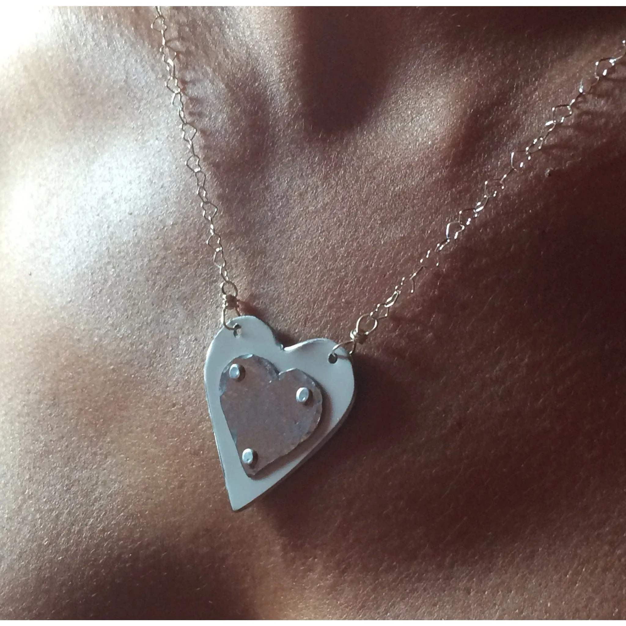 Porsche Heart Necklace