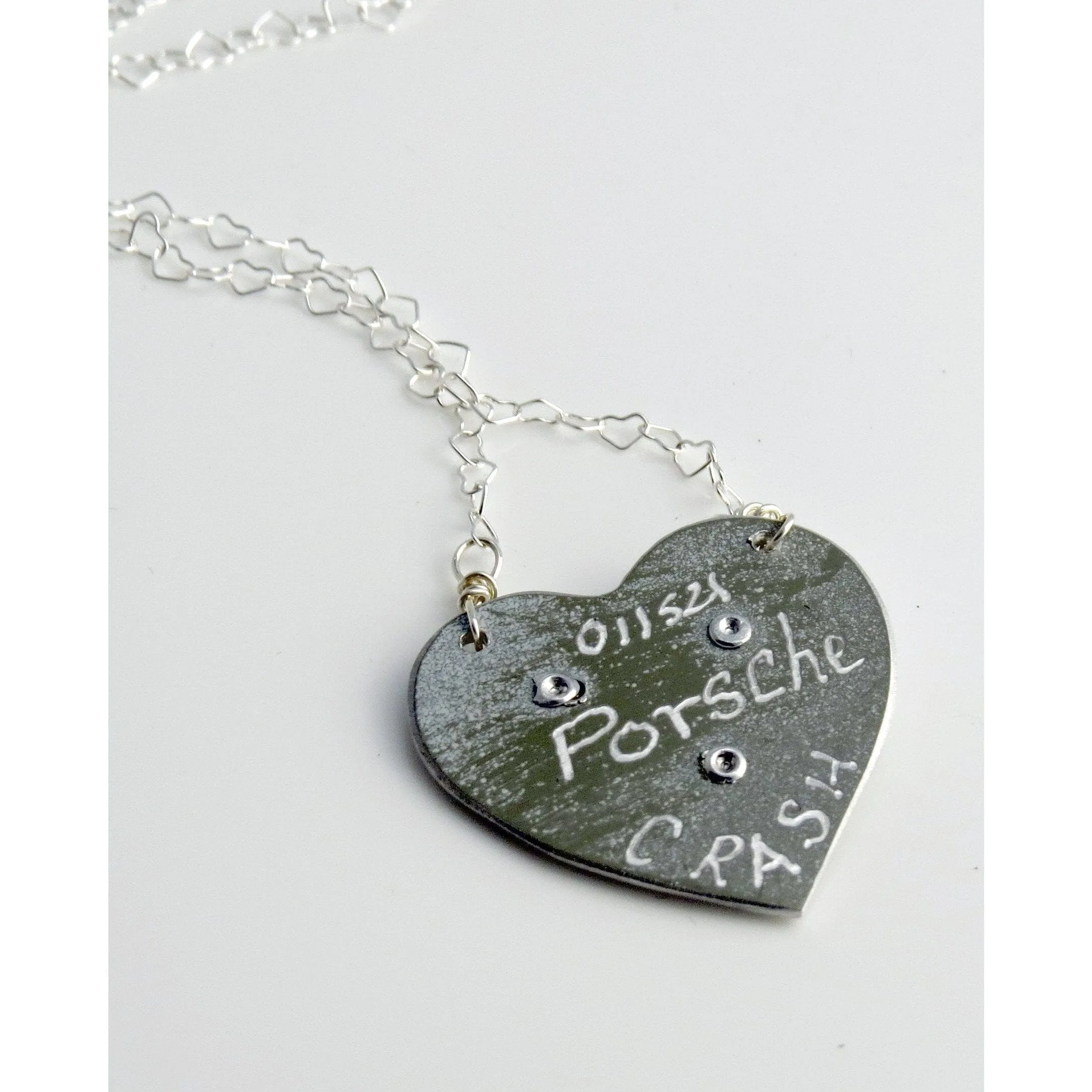Porsche Heart Necklace