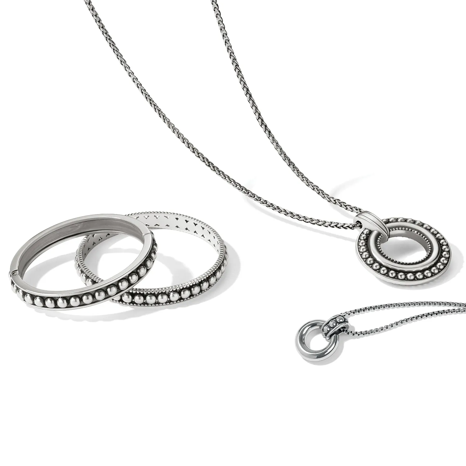 Pretty Tough Stud Hinged Bangle - JF0104