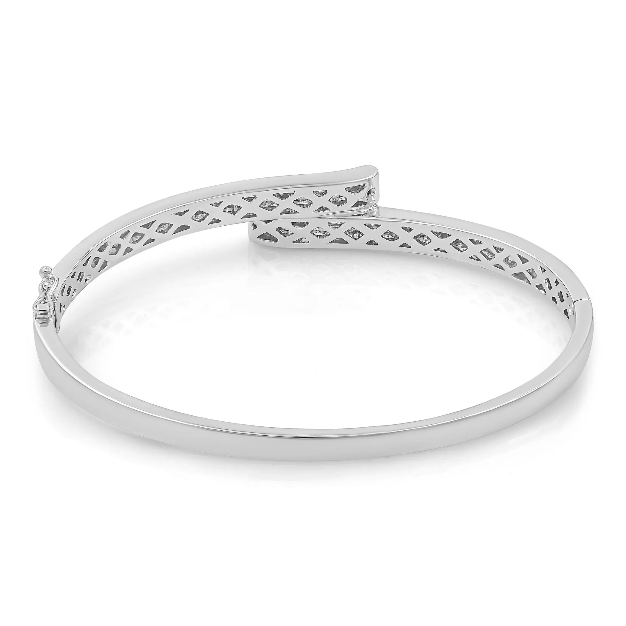 Princess Cut Diamond Bangle
