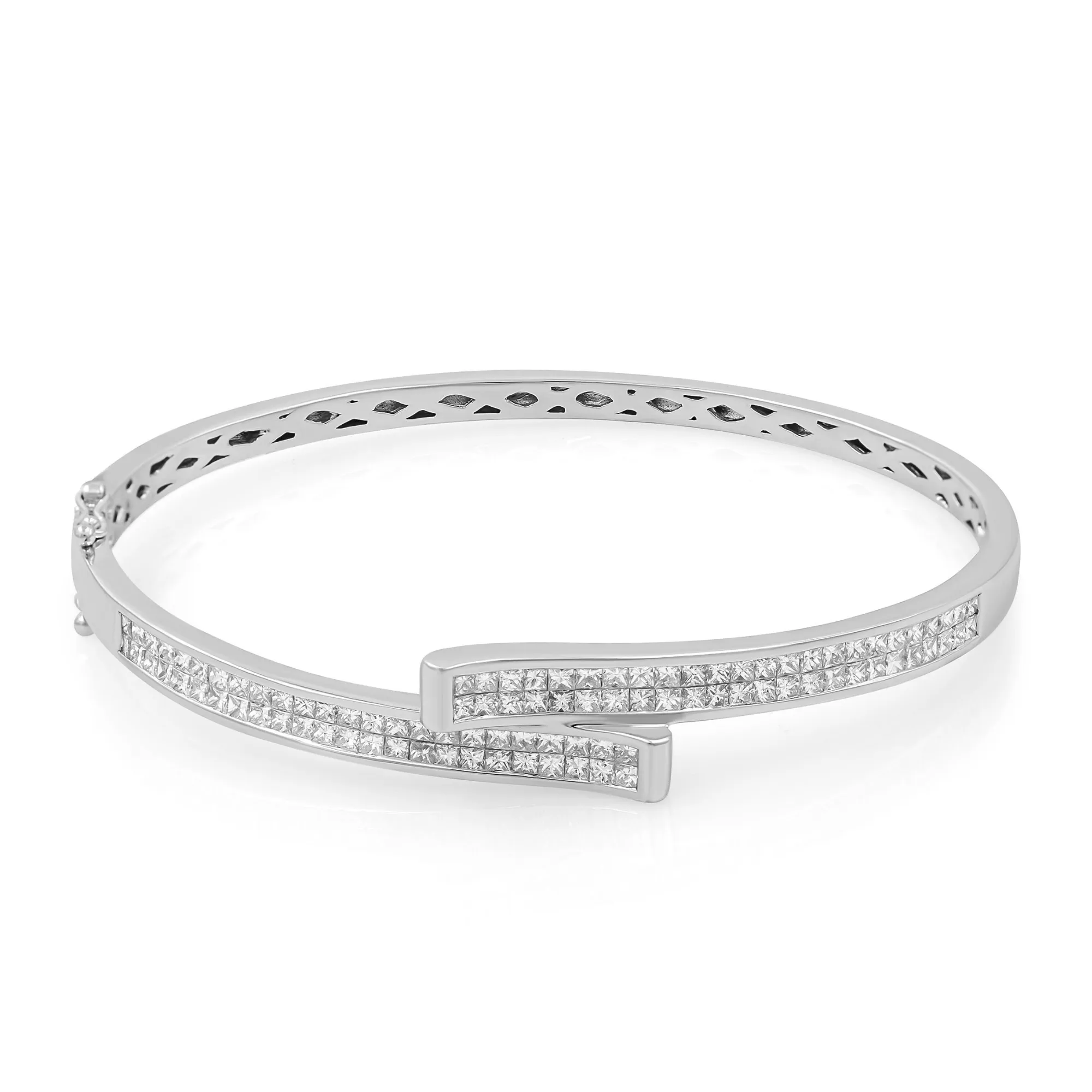 Princess Cut Diamond Bangle