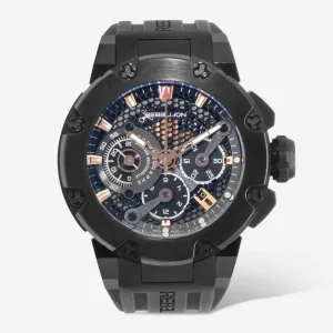 Rebellion Predator Chrono Black Titanium & 18K Yellow Gold Automatic Men's Watch RB.PR.CH.TB.BKG