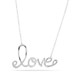 RHODIUM LOVE  NECKLACE #N1310 (FH18)